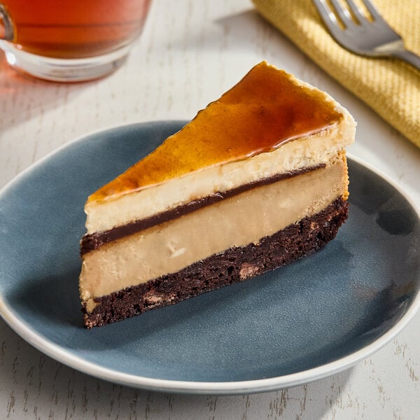 Eli's Cheesecake 14-Slice Pre-Cut Irish Coffee Cheesecake 61 oz. - 2/Case
