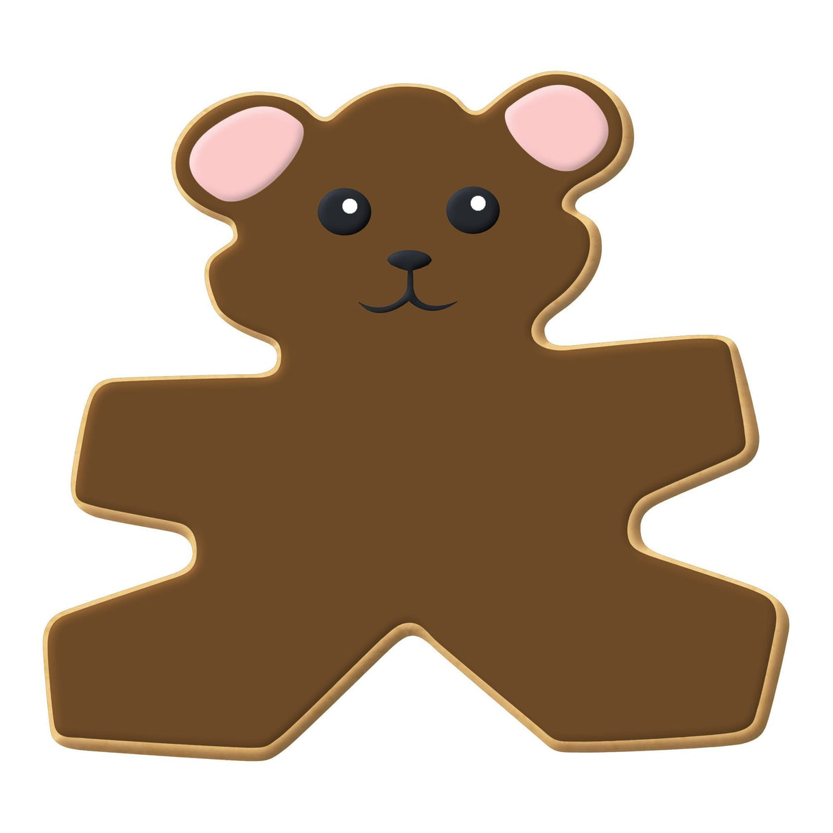 Teddy Bear Cookie Cutter 3 in B750