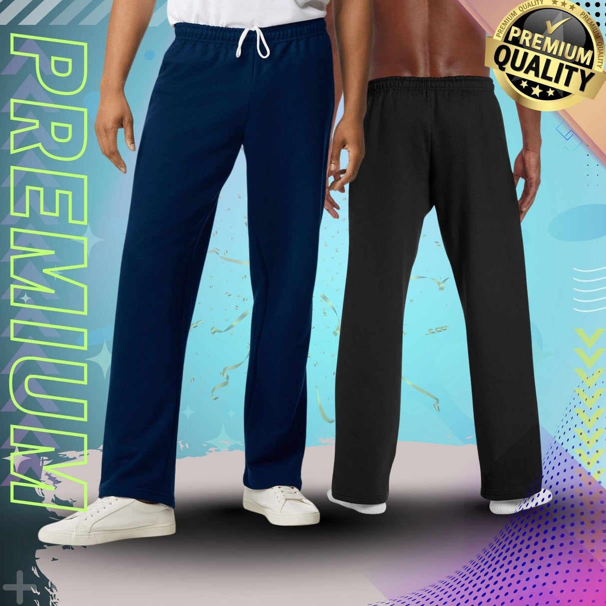 Gildan® Mens Heavy Blend Open-Bottom Sweatpants