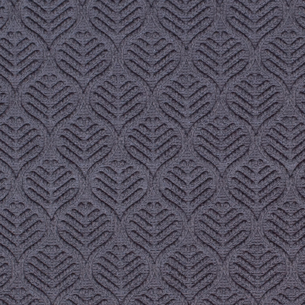 Gray Geometric Cut Velvet
