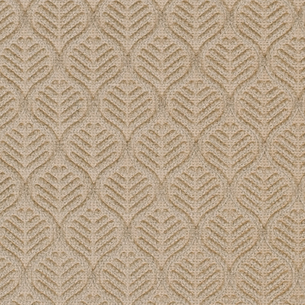 Pale Gold Geometric Cut Velvet