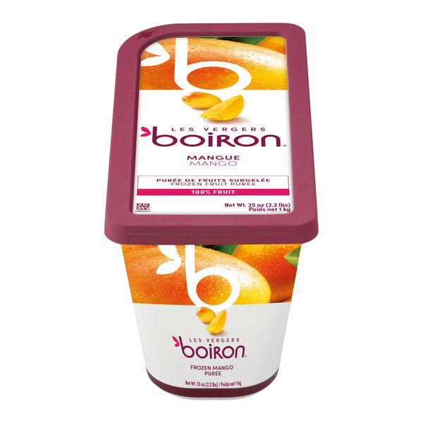 Les Vergers Boiron Mango 100% Fruit Puree 2.2 lb.