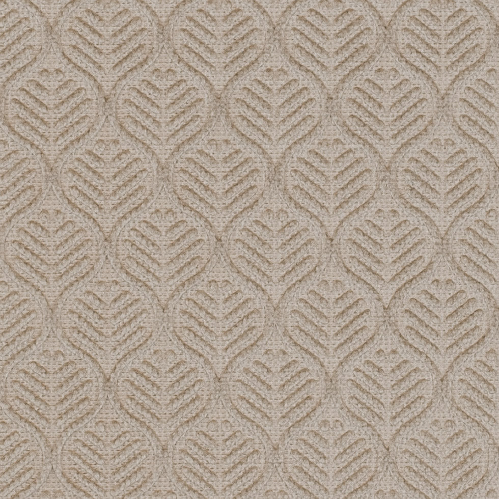 Champagne Geometric Cut Velvet