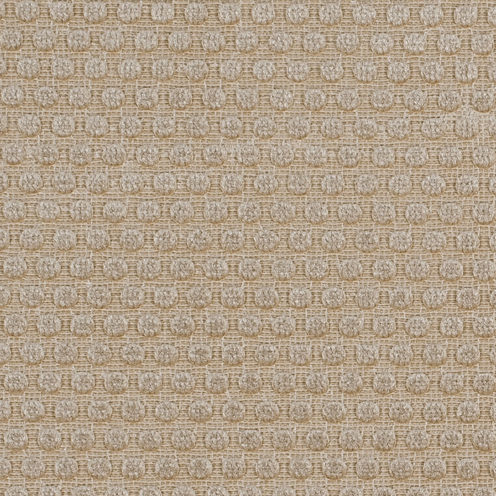 Warm Beige Dotted Cut Velvet