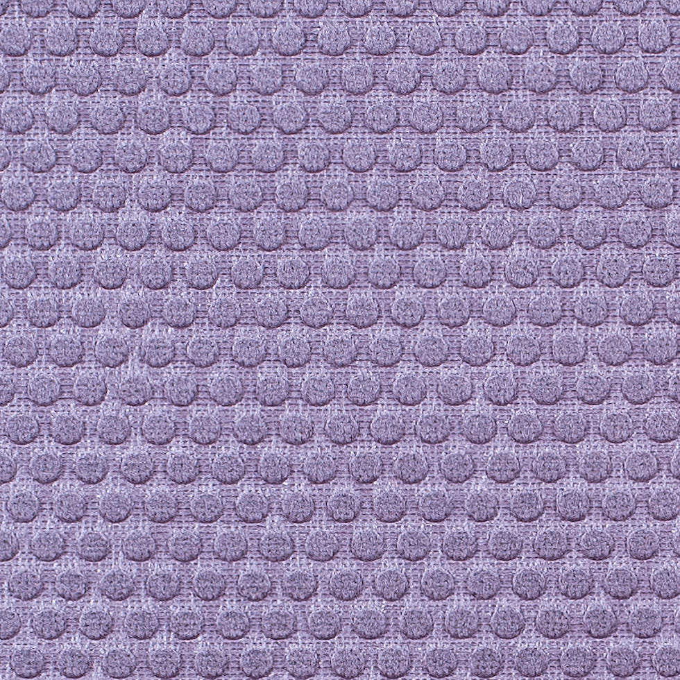 Iced Lilac Dotted Cut Velvet