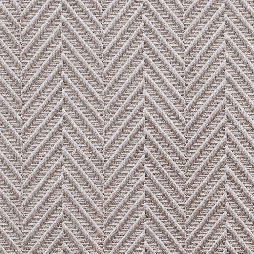 Pale Taupe Herringbone Cut Velvet