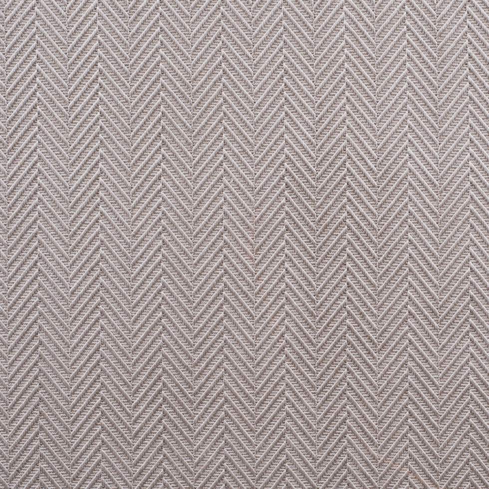 Pale Taupe Herringbone Cut Velvet
