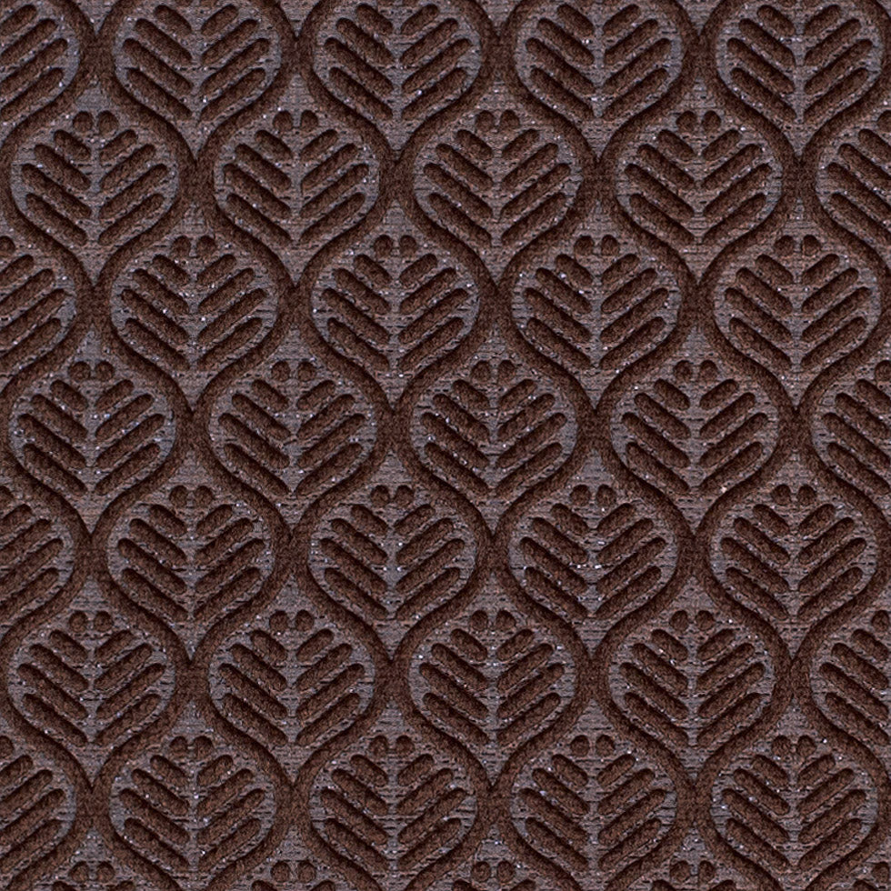 Brown Geometric Cut Velvet