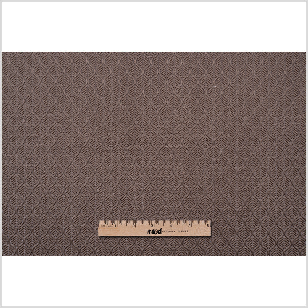 Caramel Geometric Cut Velvet