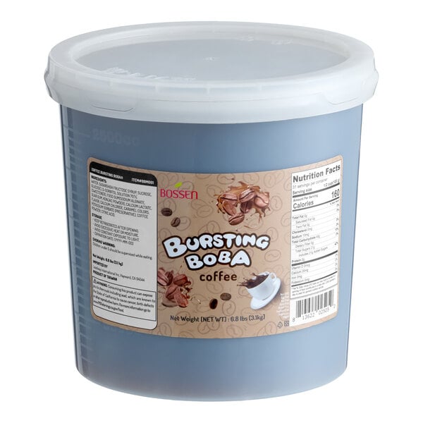 Bossen Coffee Bursting Boba 6.8 lb. - 4/Case