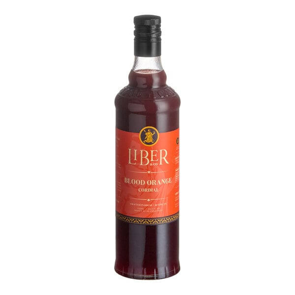 Liber & Co Blood Orange Cordial Syrup 750 mL