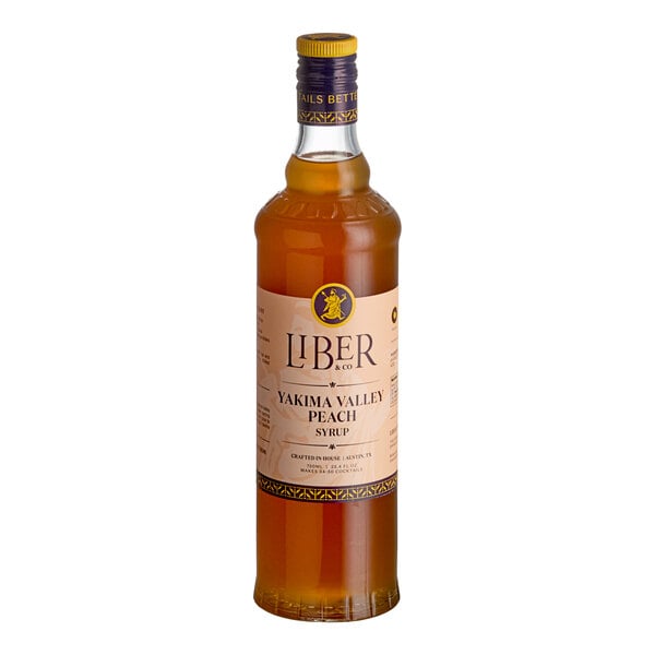 Liber & Co Yakima Valley Peach Syrup 750 mL