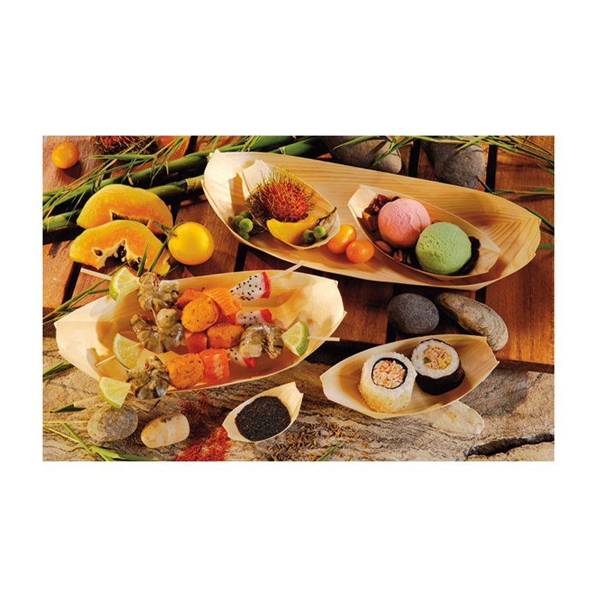 Packnwood Mini Wooden Boats, 1.38" x 1.18" x 2.36" H, Case of 500