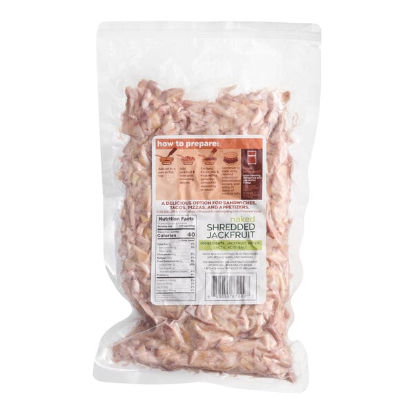 The Jackfruit Company Naked Shredded Jackfruit 1.9 lb. - 5/Case