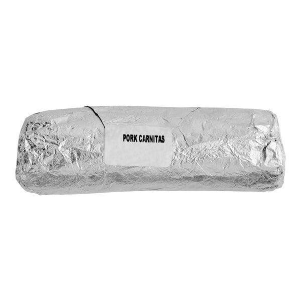 Tres Picosos Foil-Wrapped Pork Carnitas Burrito 8 oz. - 20/Case