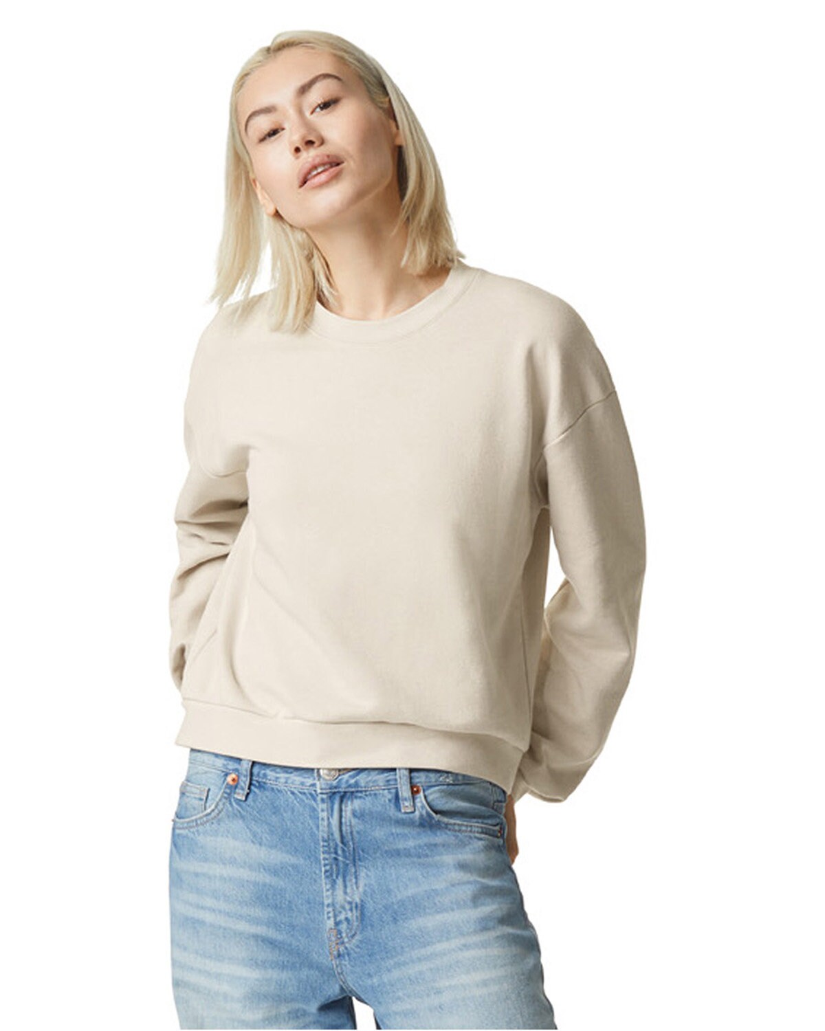 American Apparel® Ladies ReFlex Fleece Crewneck Sweatshirt