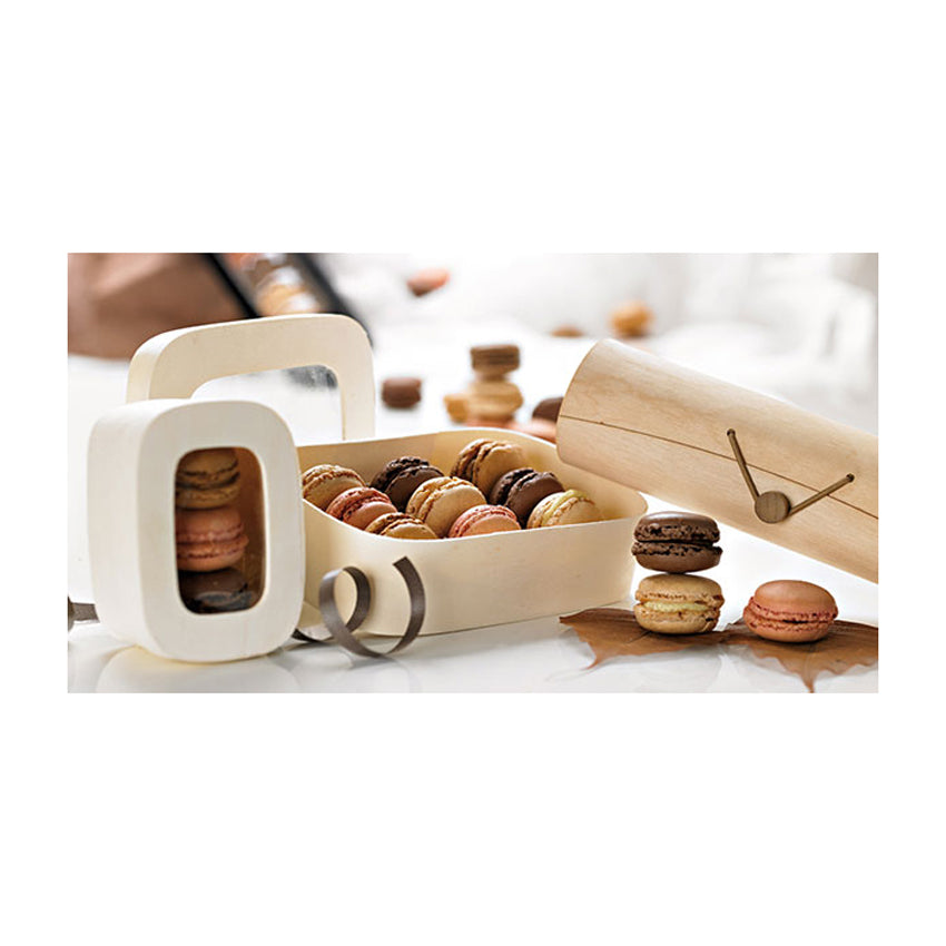 Packnwood Round Wooden Box with Lid, 3 oz, 2.3" Dia. x 1.6" H, Case of 100