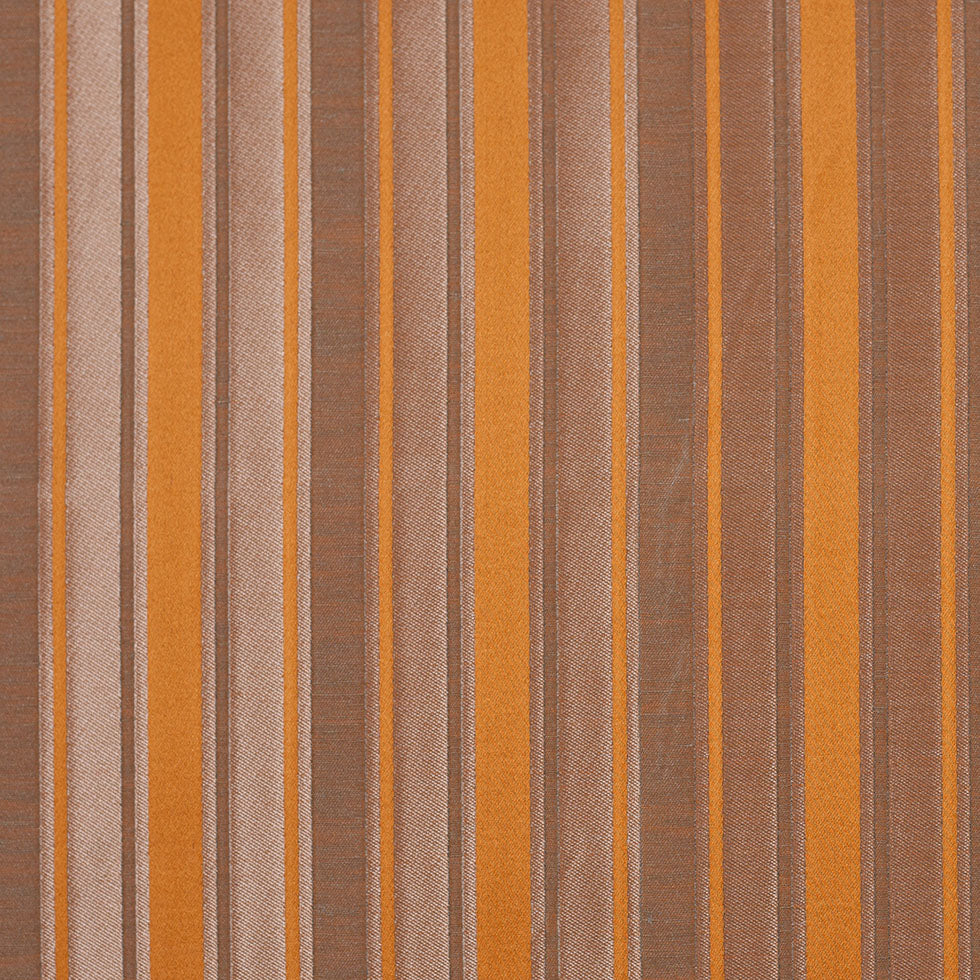 Orange Satiny Textured Poly Stripes