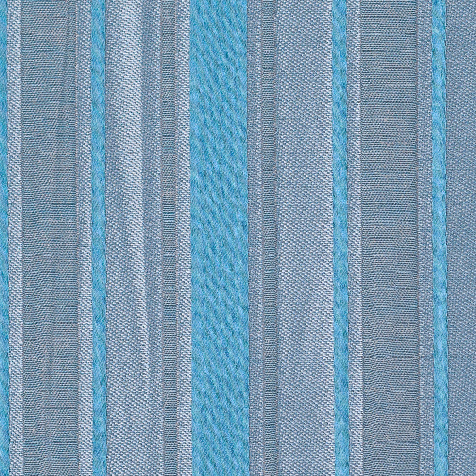 Blue Satiny Textured Poly Stripes