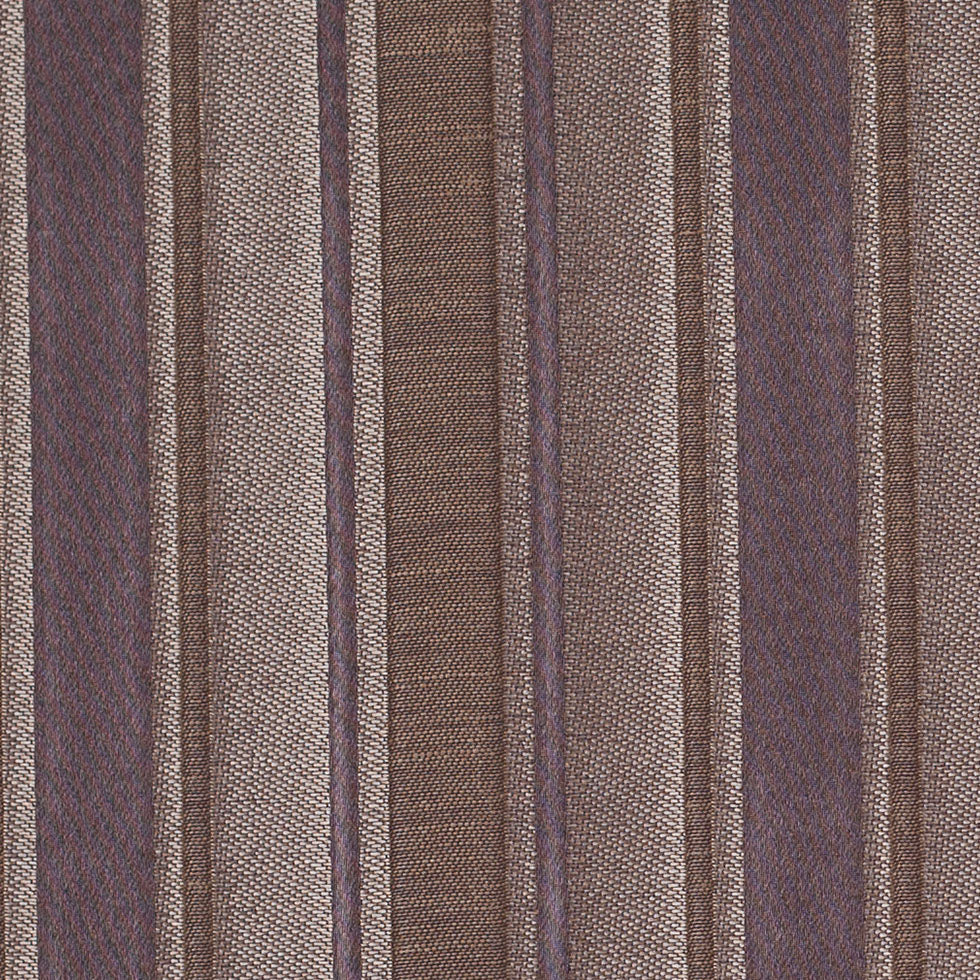 Brown Satiny Textured Poly Stripes