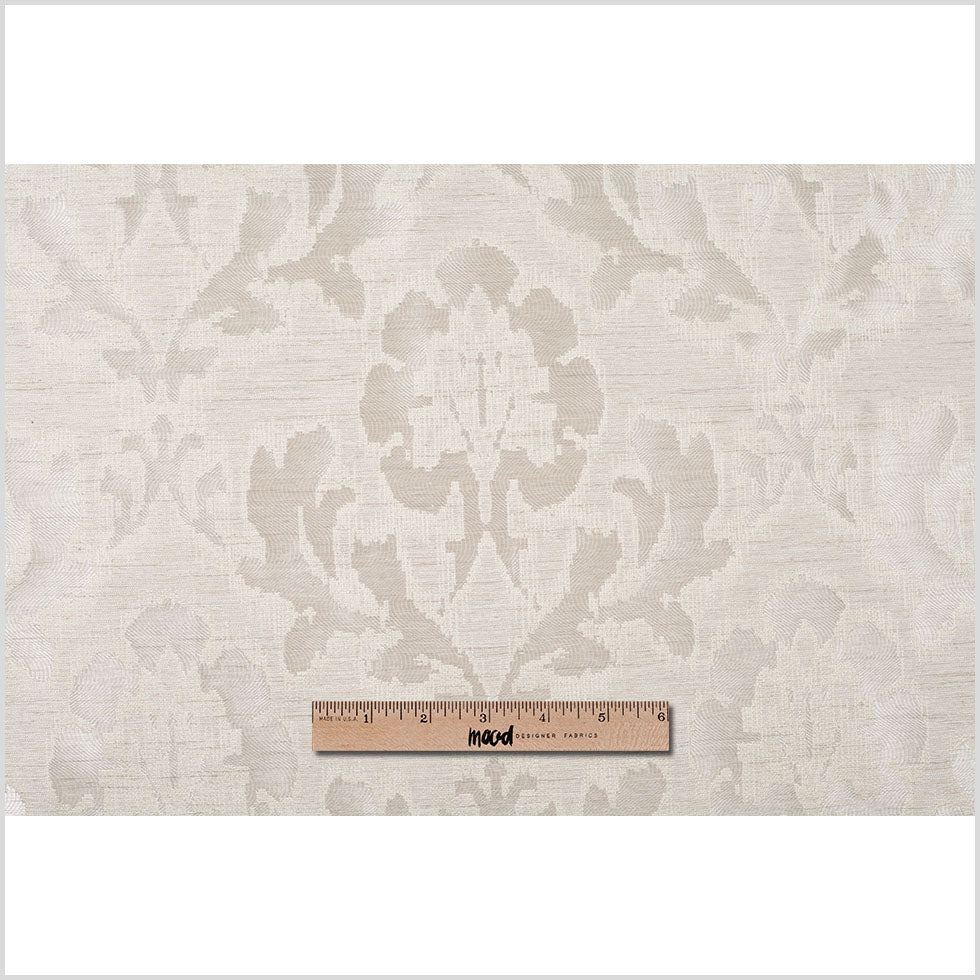 Ivory Lightweight "Rorschach Test" Poly Jacquard