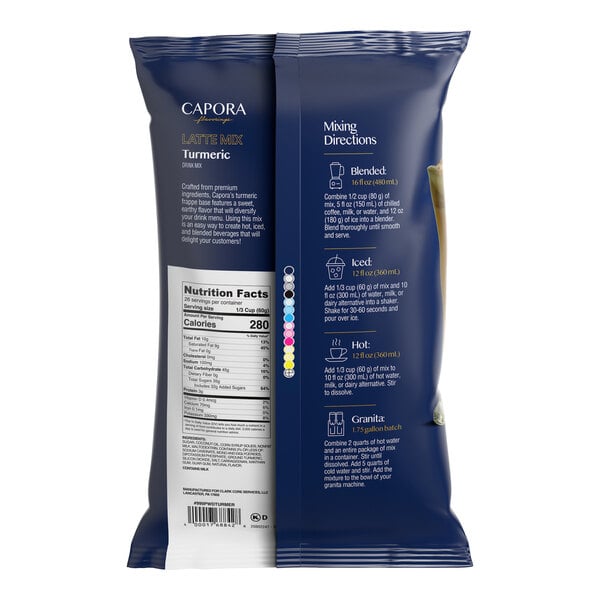 Capora Turmeric Latte Mix 3.5 lb. - 5/Case