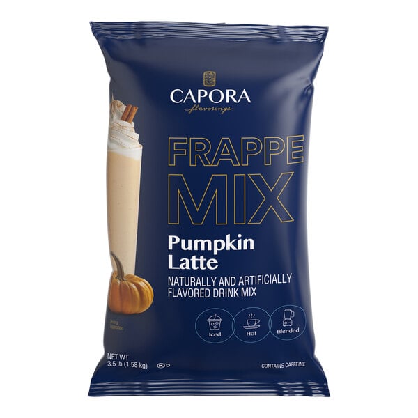 Capora Pumpkin Latte / Frappe Mix 3.5 lb.