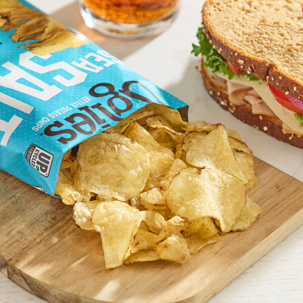 Uglies Sea Salt Kettle Potato Chips 2 oz. - 24/Case