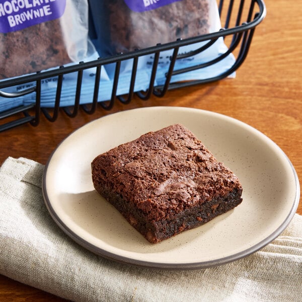 Killer Brownie Individually Wrapped Chocolatier Brownie 2.75 oz. - 44/Case