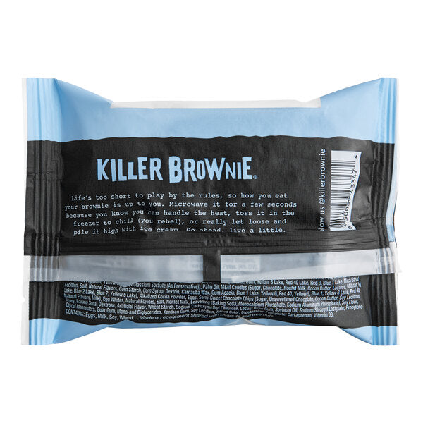 Killer Brownie Individually Wrapped Kitchen Sink Brownie 3.25 oz. - 44/Case