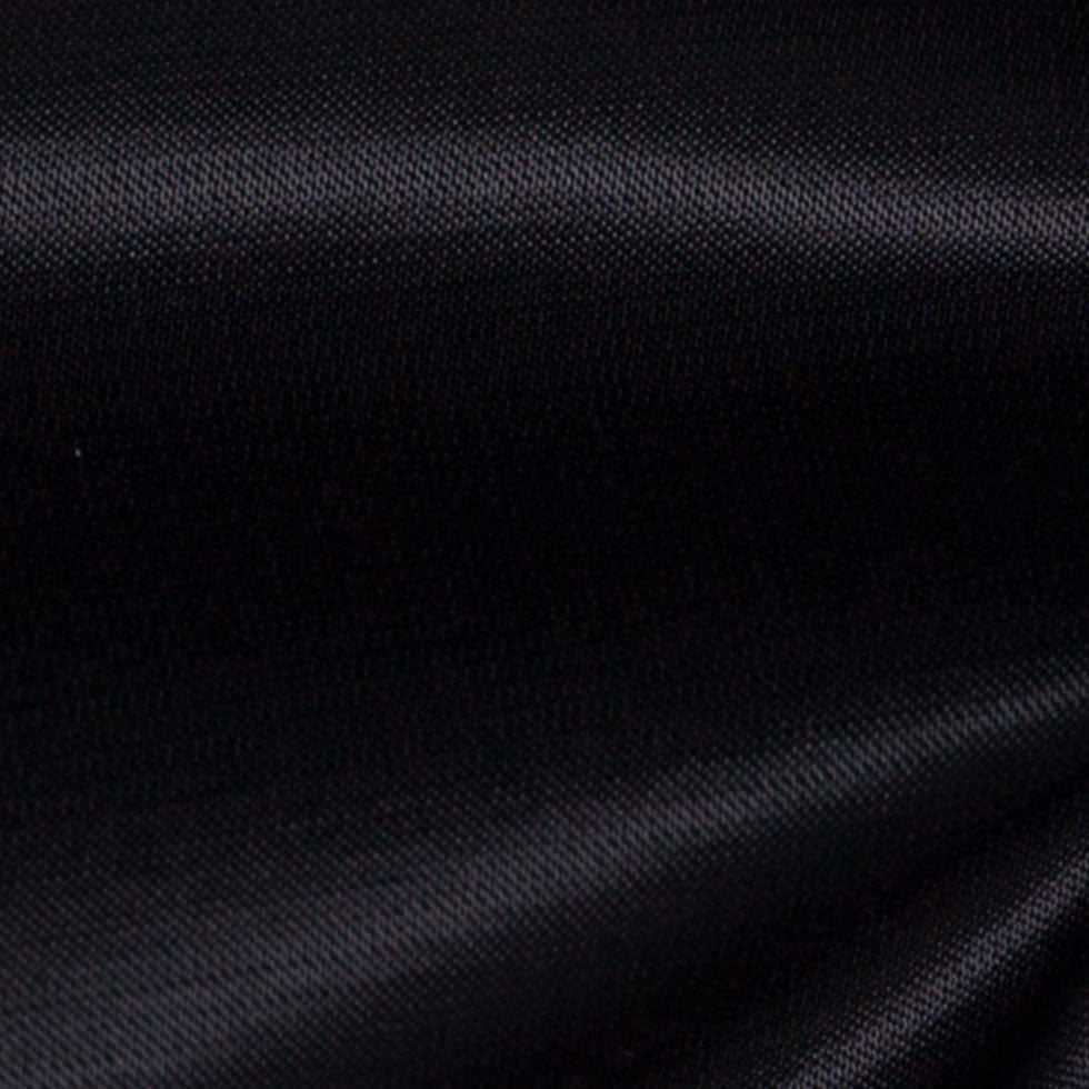 Caviar Black Satin Viscose