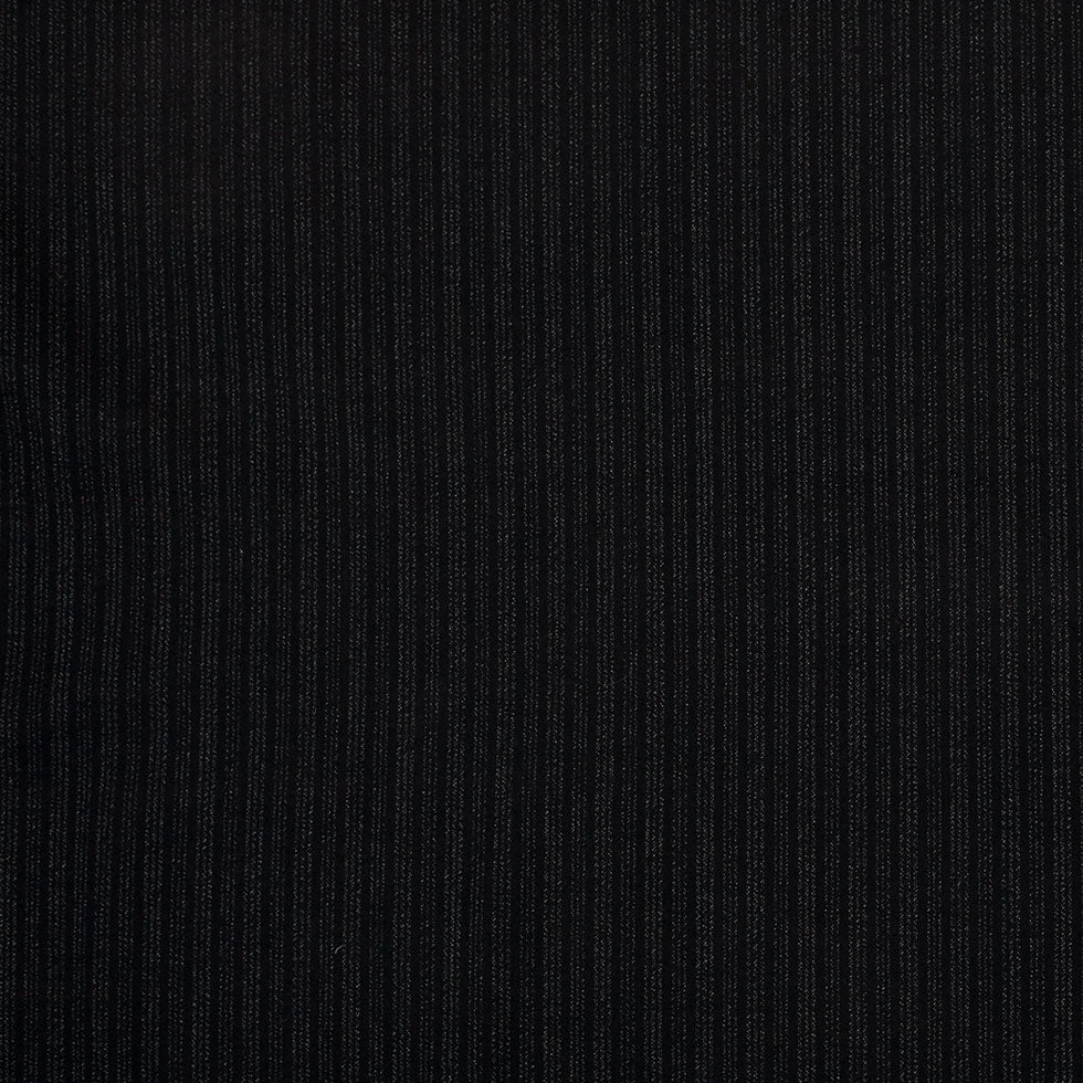 Theory Italian Black Striped Stretch Virgin Wool Woven