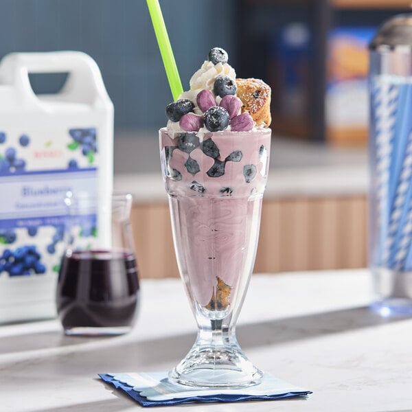 Bossen Blueberry Concentrated Syrup 64 fl. oz. - 6/Case