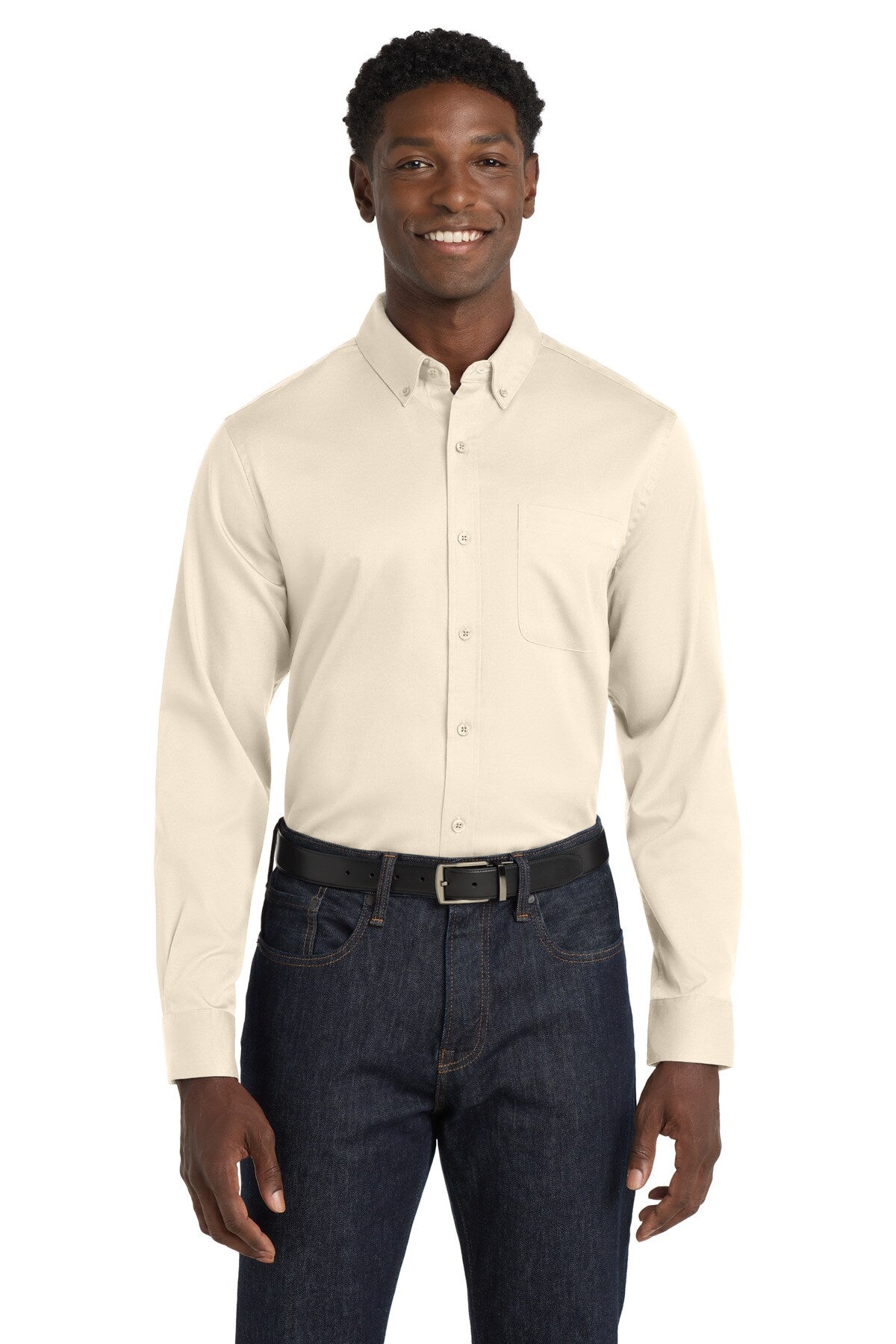 Port Authority® Long Sleeve SuperPro React Twill Shirt