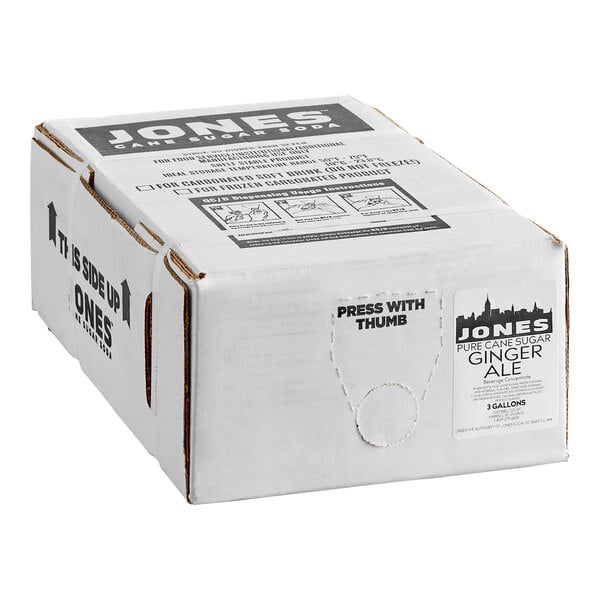 Jones Ginger Ale Beverage / Soda Syrup 3 Gallon Bag in Box