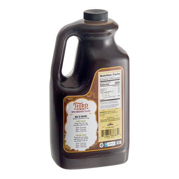 Third Street Chai Tea Latte 10:1 Super Concentrate 64 fl. oz.