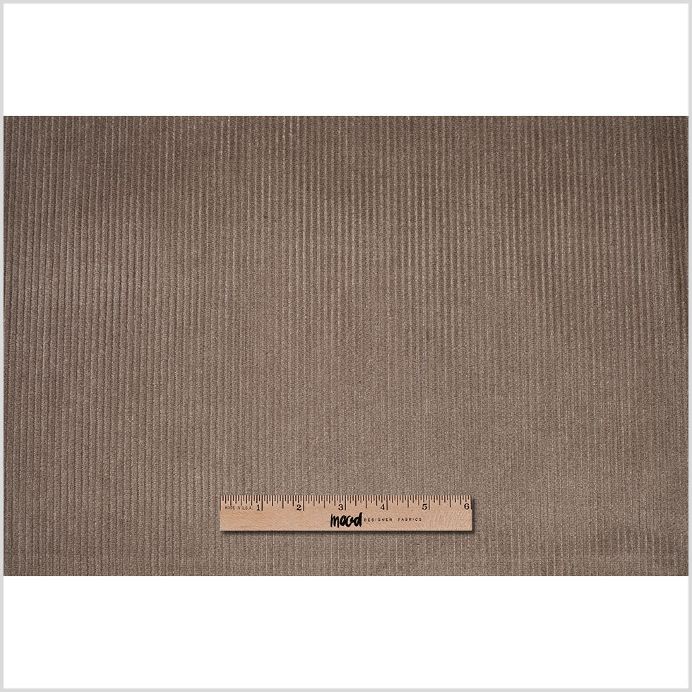 Gray Ribbed Velvet