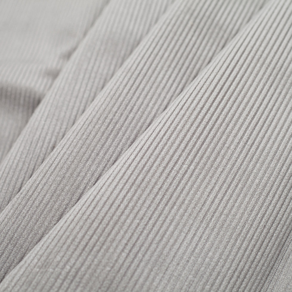 Gray Ribbed Velvet