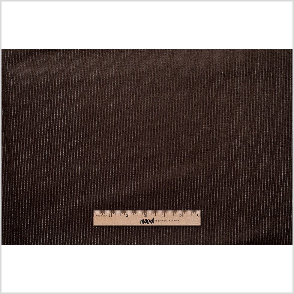 Brown Ribbed Velvet