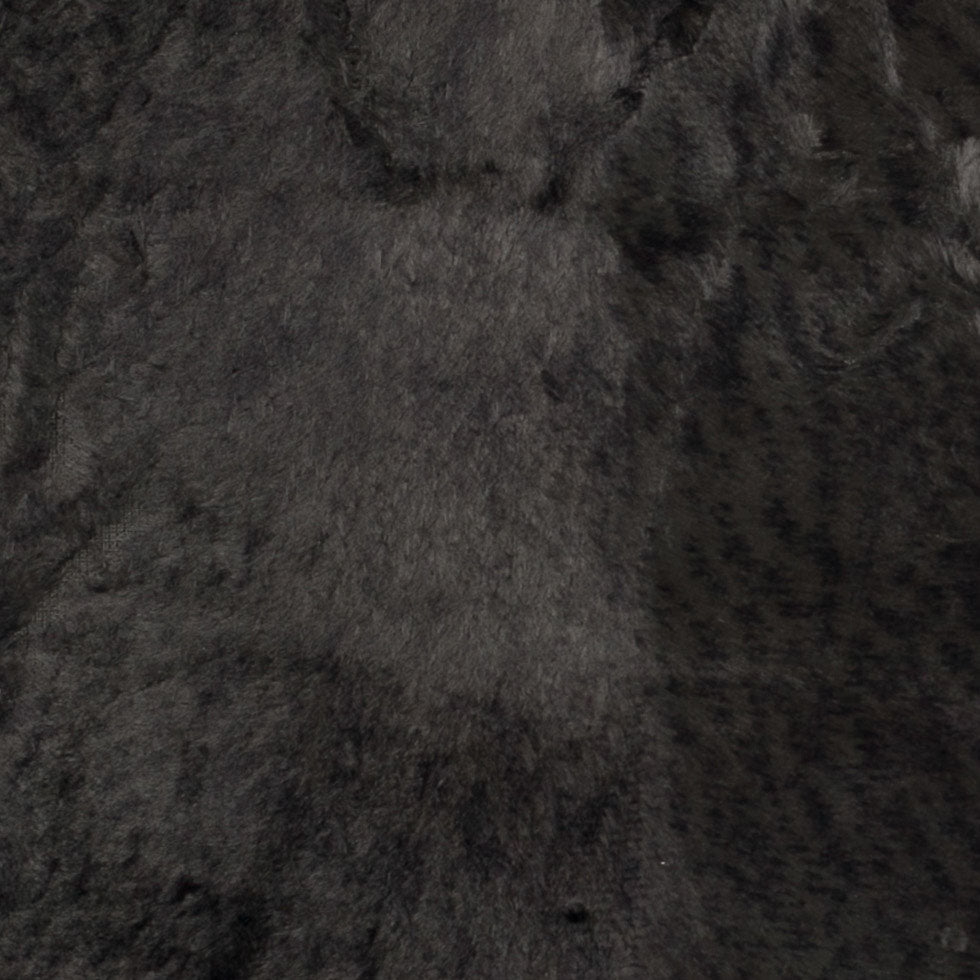 Charcoal Printed Faux Pony Hair