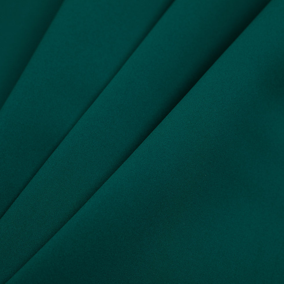 Gravel Gray/Forest Green Double-Faced Neoprene/Scuba Fabric