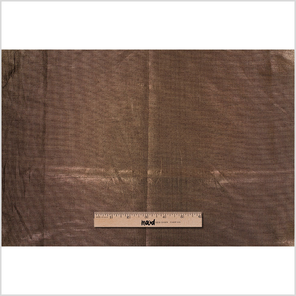Metallic Black/Gold Cotton-Poly Lawn