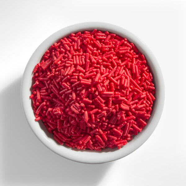 Mavalerio Red Sprinkles 25 lb.