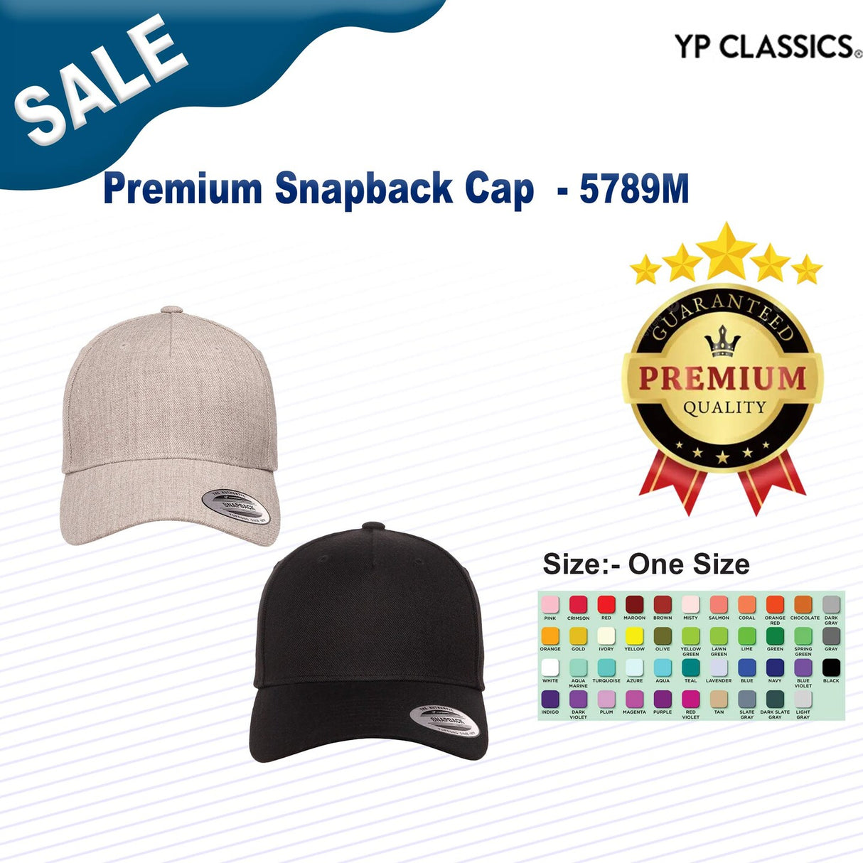 YP Classics® Premium Snapback Cap