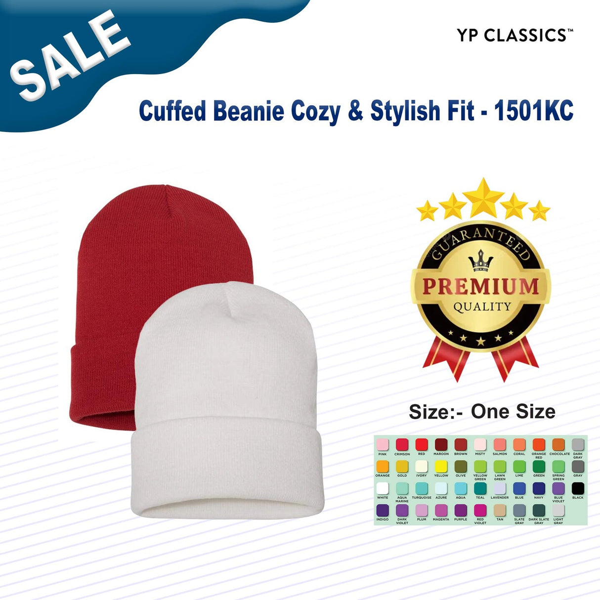 YP Classics® Cuffed Beanie Cozy & Stylish Fit
