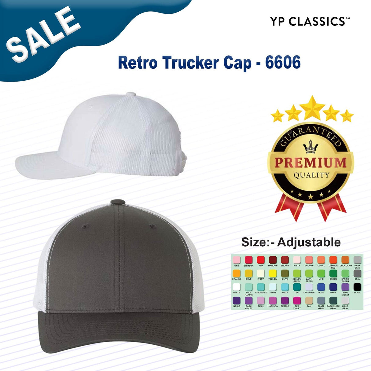 YP Classics® Retro Trucker Cap