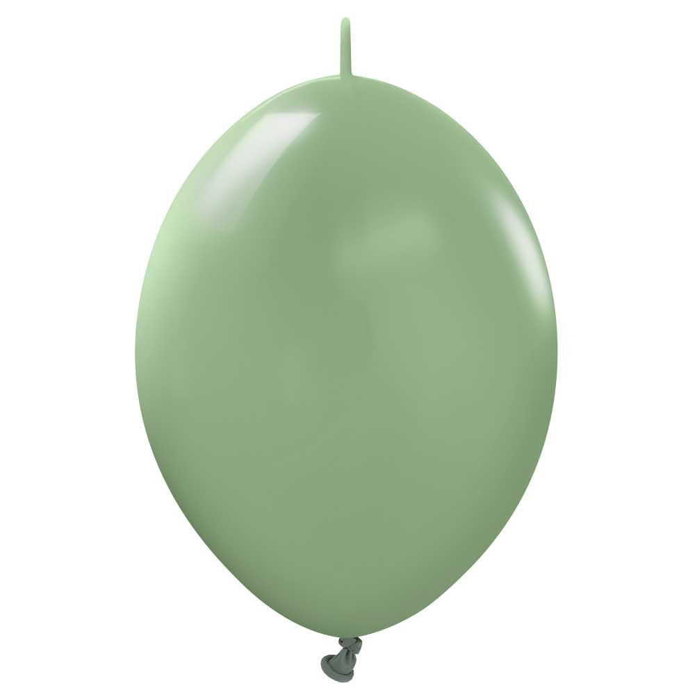 Latex Balloons 6 Inch Kalisan K-Link Retro Eucalyptus