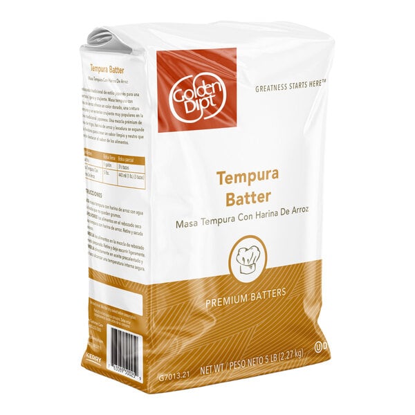 Golden Dipt 5 lb. Tempura Batter with Rice Flour - 6/Case