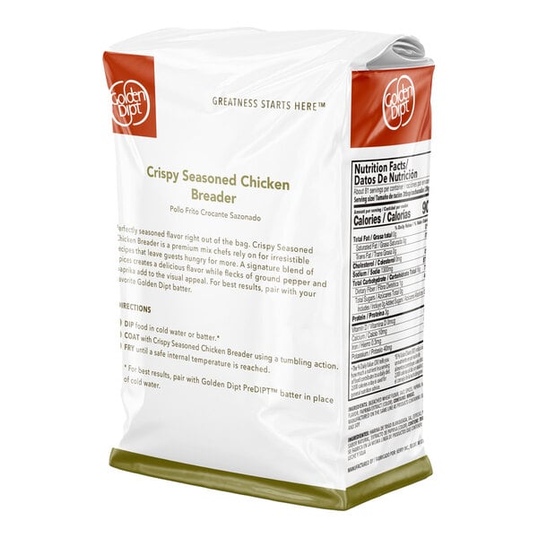 Golden Dipt 5 lb. Crispy Seasoned Chicken Fry Mix - 6/Case