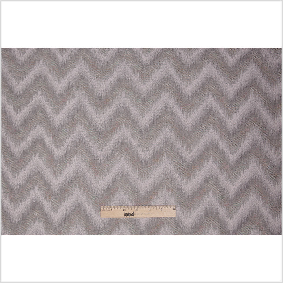 Sand Zig-Zag Geometric Polyester Woven